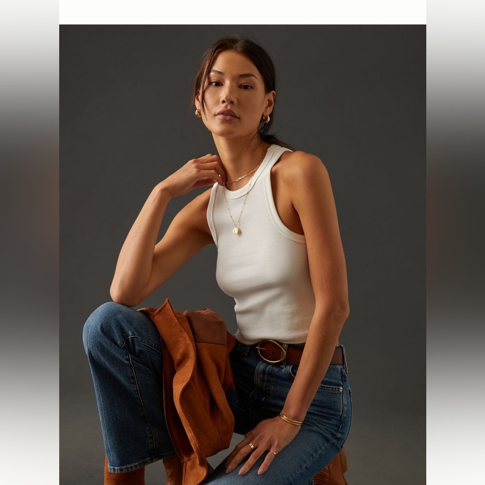 The Blair Baby Tee by Maeve: Sleeveless Cropped Racerback Edition